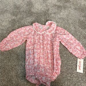 Cat & Jack Pink Floral Bodysuit